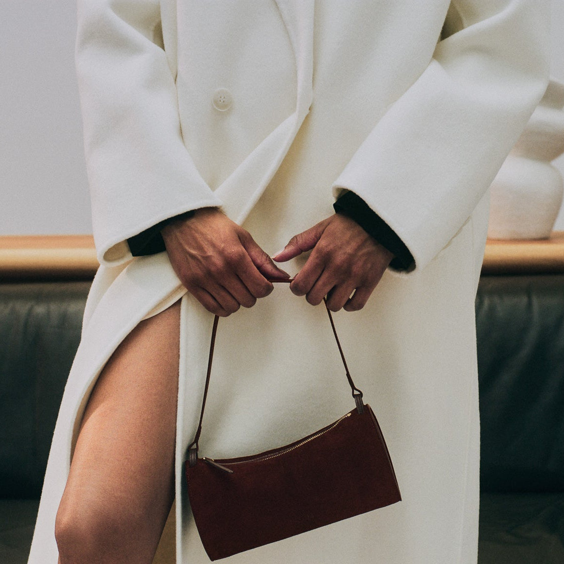 gemini-suede-leather-dark-shoulder-bag-chocolate