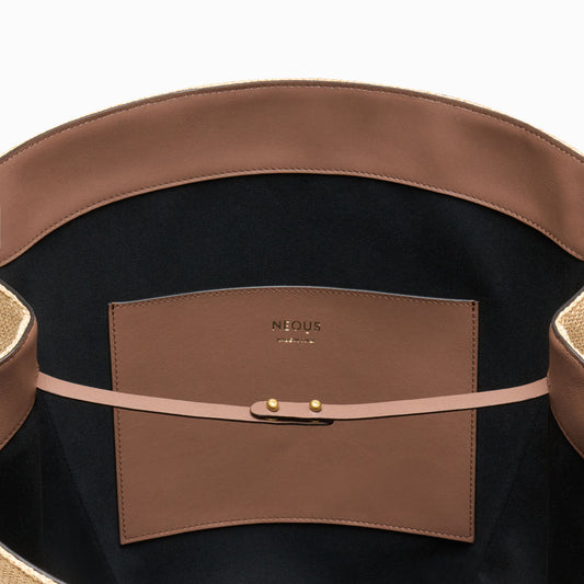 apheli-raffia-leather-natural-dark-taupe