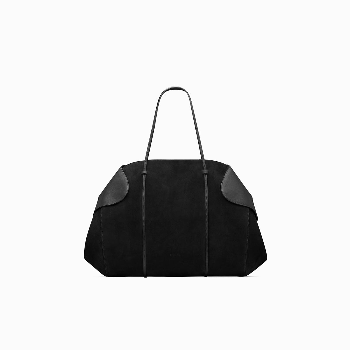 berenices-suede-leather-shoulder-bag-black