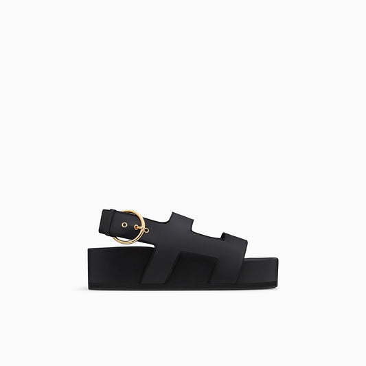 cher-leather-grosgrain-sandals-black