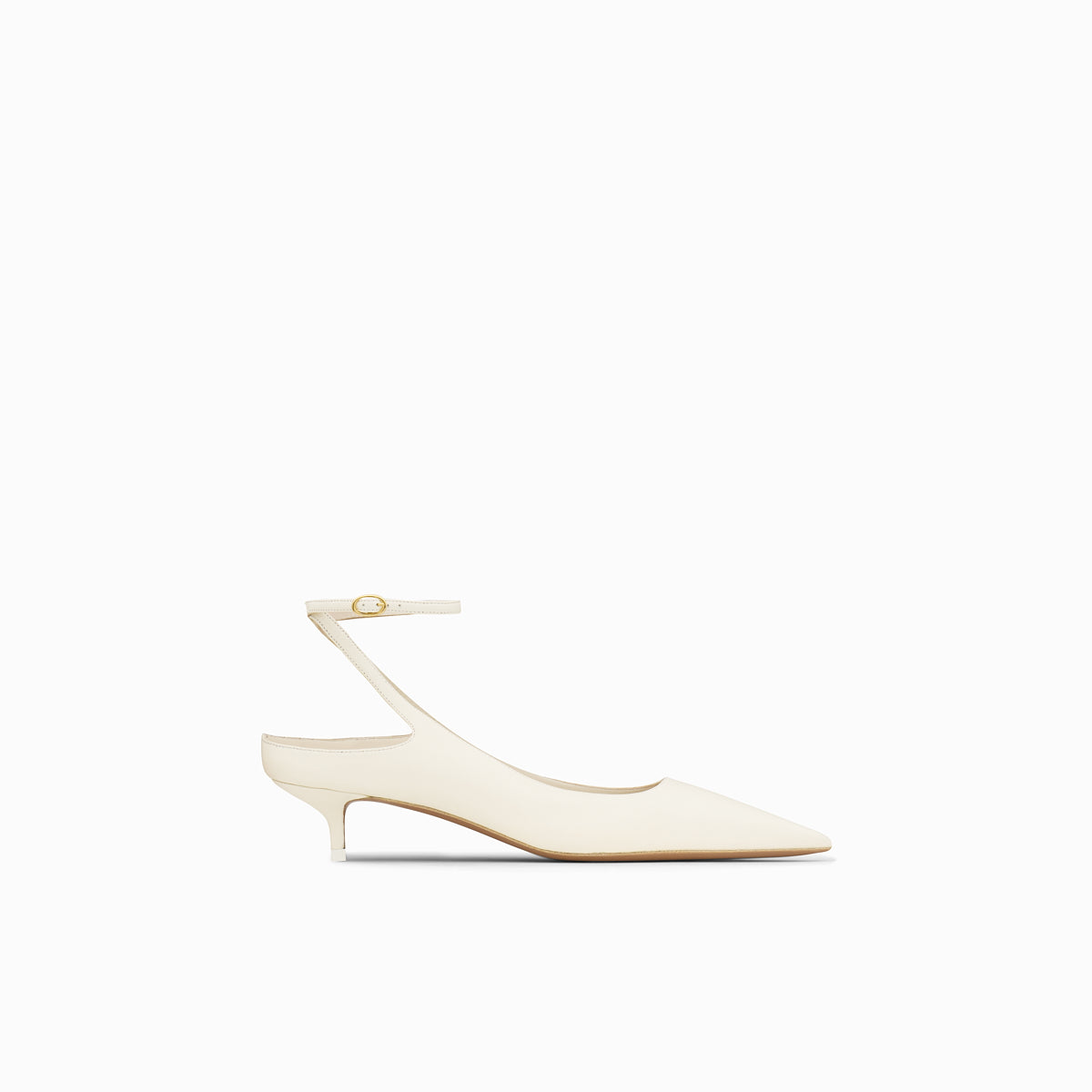 Fornax Leather Cream Pumps | Neous Shoes