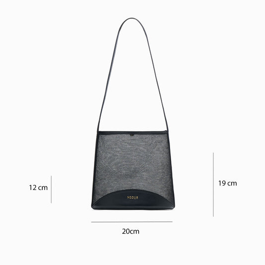 pardalis-2-mesh-leather-shoulder-bag-black