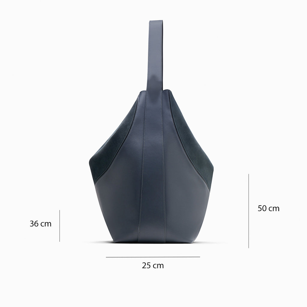 Neous Medium Pavo レザートートバッグ∴ 0400022136958_DARKCHOCOLATE?