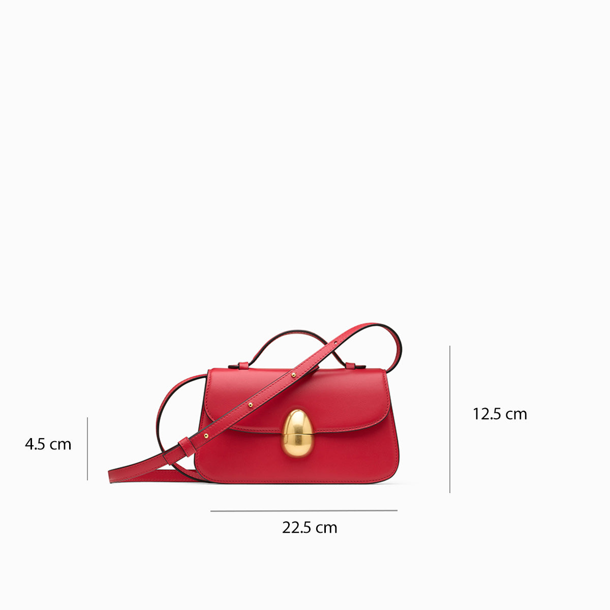 Phoenix 1.0 Leather Crossbody Bag in Red | Neous – NEOUS