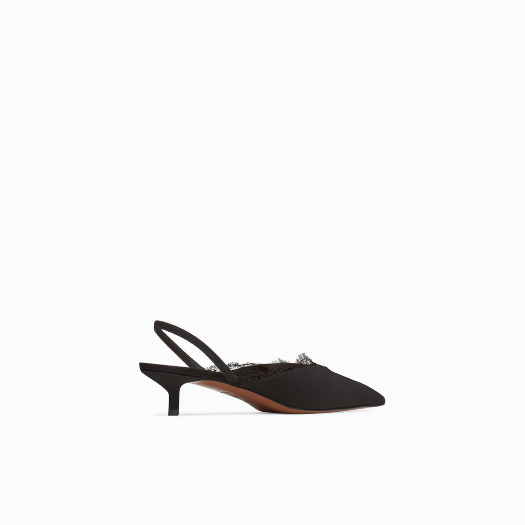 Claudette Suede Slingback Heels Red | Designer Collection | Coveti