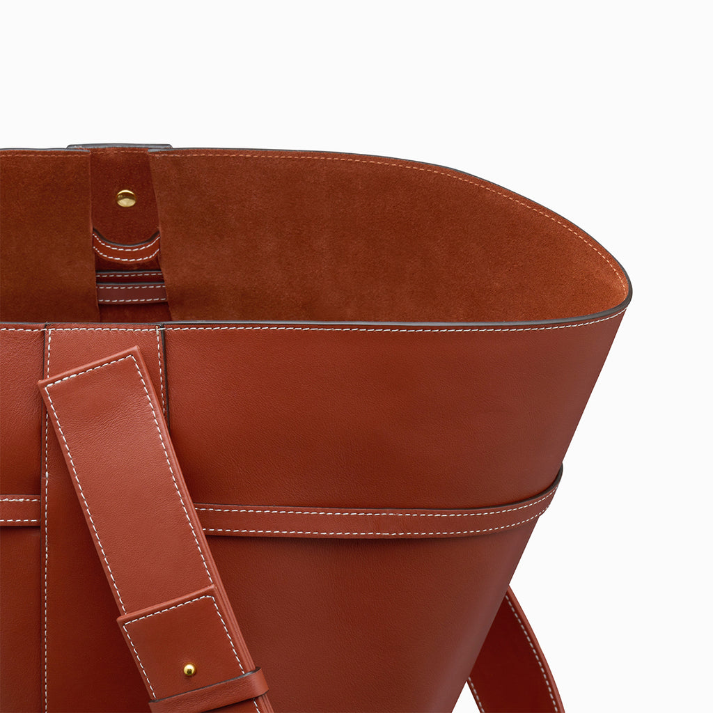 Sigma Small Leather Bucket Bag